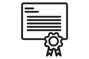 Certification Embroidery Design