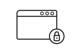 Internet Security Embroidery Design