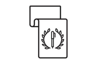 Legal Document Embroidery Design